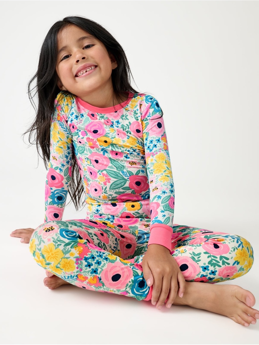 Little Sleepies Secret Garden Pajama Top Only Size 7/8